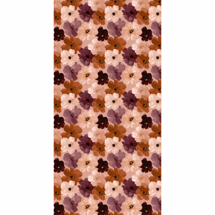 Bloemen - Abstract - Aardetinten Behang Vlies klein 1076 -3d_website