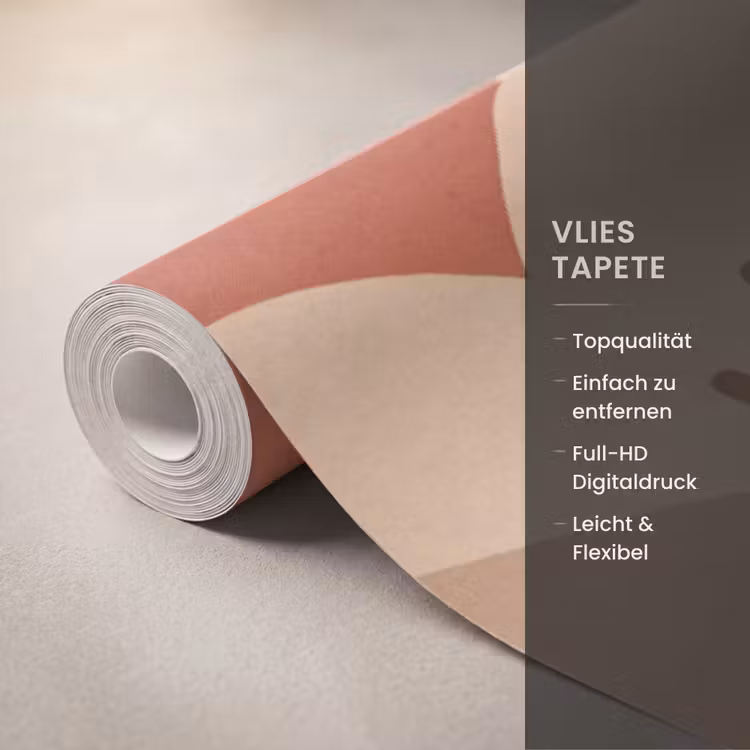 Bloemen - Abstract - Modern - Beige - Natuur Behang Vlies klein -USP_closeupDE