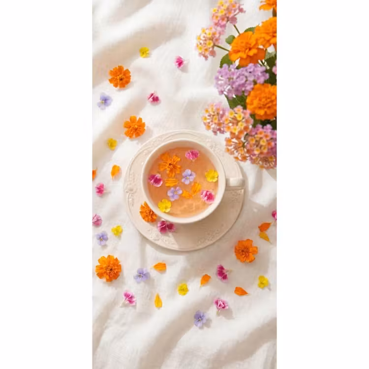 Tapete - Blumen – Blüte – Natur – Bunt – Sommer - Bloemen - Kop - Natuur - Kleurrijk - Zomer Behang Vlies klein