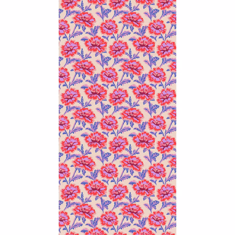 Bloemen - Patroon - Meerkleurig Behang Vlies klein 1076 -3d_website