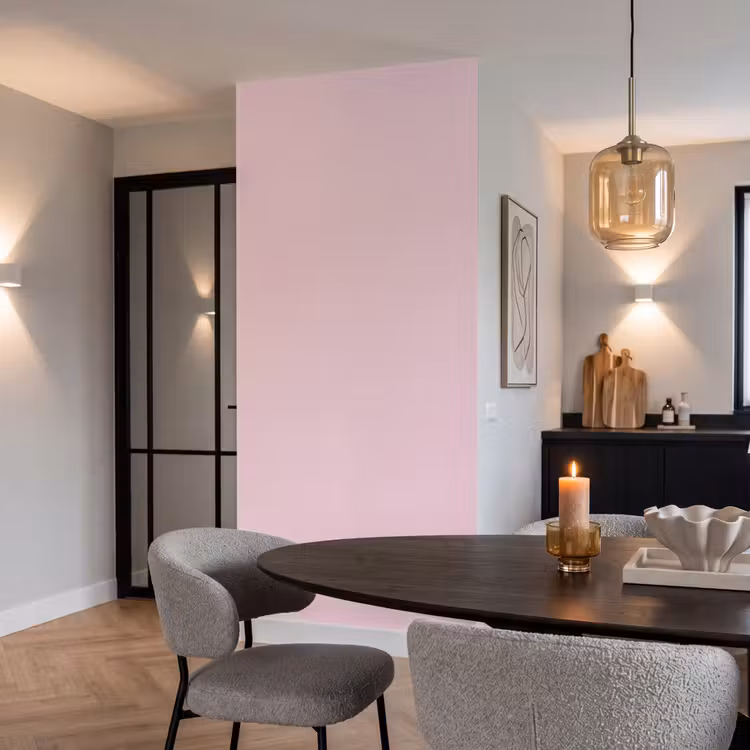 Blush - Pink - Roze Behang Vlies klein 1076 -sfeer3