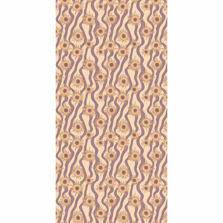 Bohemian - Vibe - Lavendelpaars Behang Vlies klein 1076 -3d_website
