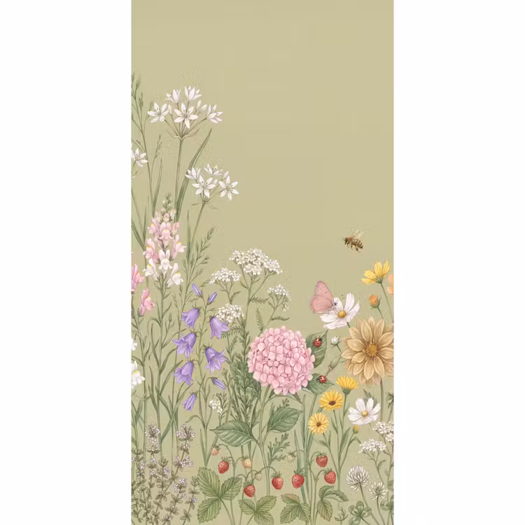 Botanisch - Bloemen - Kleurrijk Behang Vlies klein -3d_website