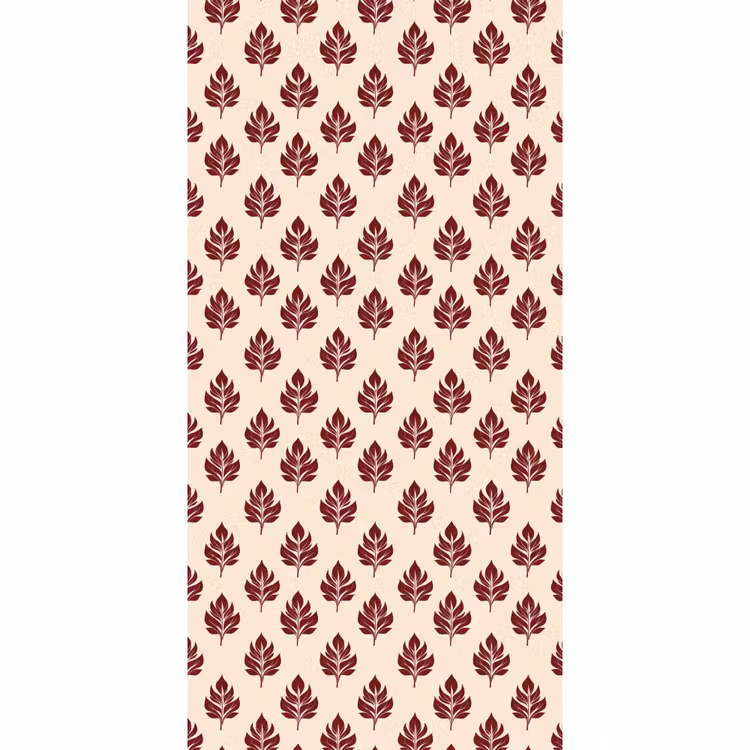 Botanisch - Patroon - Bordeaux Behang Vlies klein 1076 -3d_website