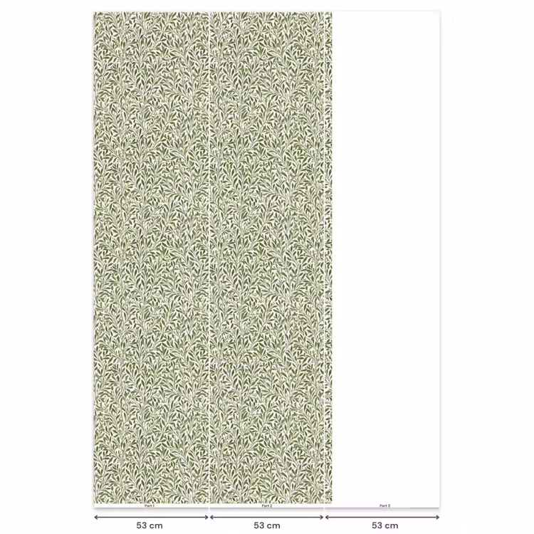 Botanisch - Takken - Groen Behang Vlies klein 1076 -USP_banen