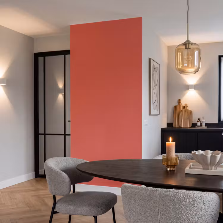 Brick - Red - Rood Behang Vlies klein 1076 -sfeer3