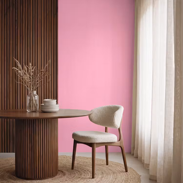 Bubblegum - Pink - Roze Behang Vlies klein 1076 -sfeer1