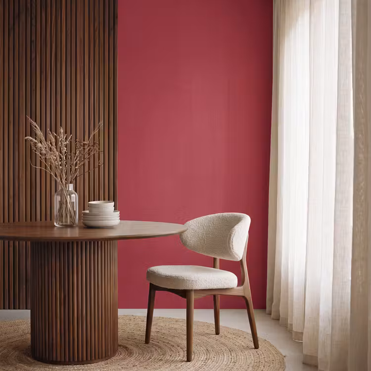 Burgundy - Wine - Rood Behang Vlies klein 1076 -sfeer1