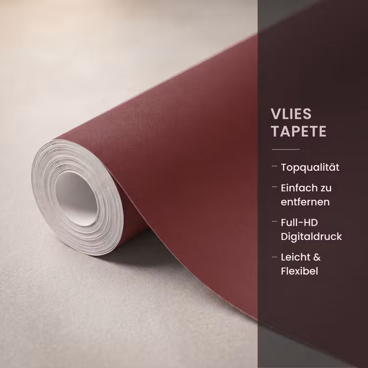 Burnt - Mahogany - Rood Behang Vlies klein 1076 -USP_closeupDE