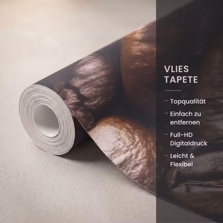 Coffee First - Koffiebonen - Roze Behang Vlies klein -USP_closeupDE