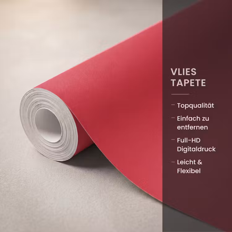 Crimson - Velvet - Rood Behang Vlies klein 1076 -USP_closeupDE