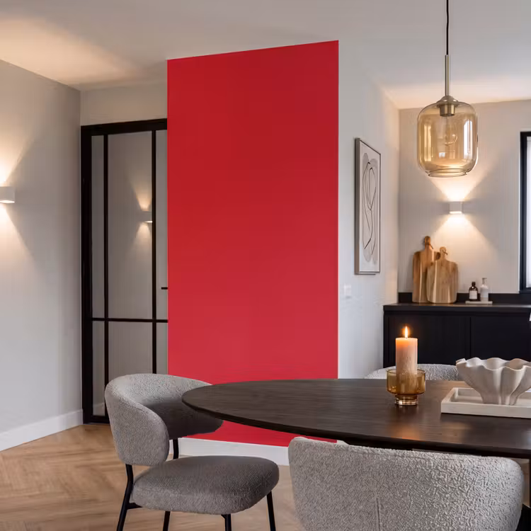 Crimson - Velvet - Rood Behang Vlies klein 1076 -sfeer3