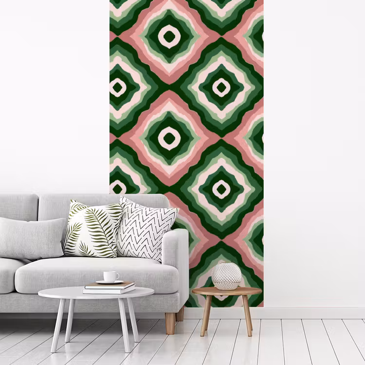 Ontwerp - Organisch - Kleurrijk fotobehang vinyl groot 64 -woonkamer