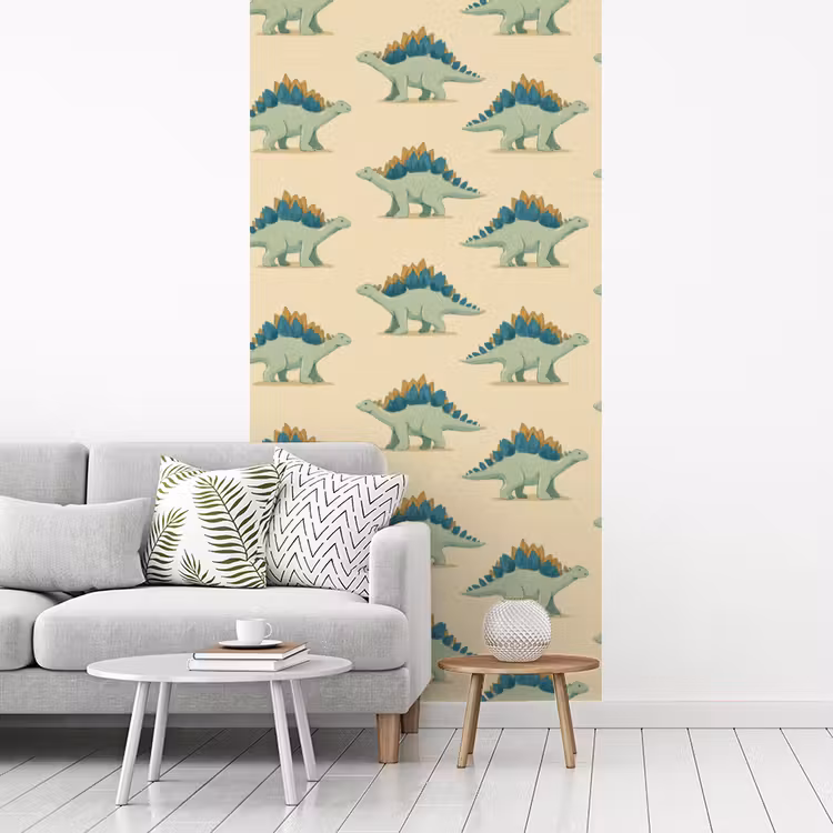 Dino - Patroon - Groen fotobehang vinyl groot 64 -woonkamer