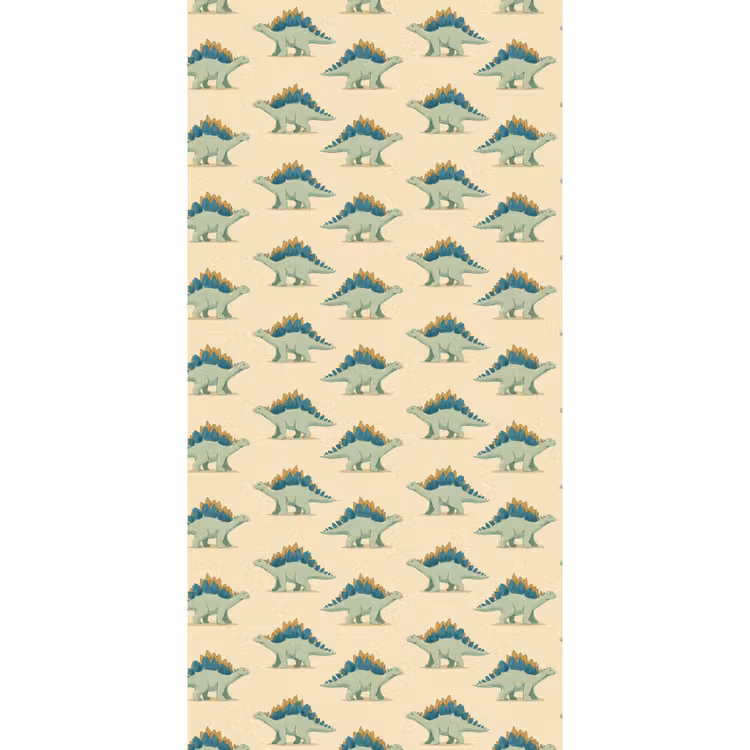 Dino - Patroon - Groen Behang Vlies klein 1076 -3d_website