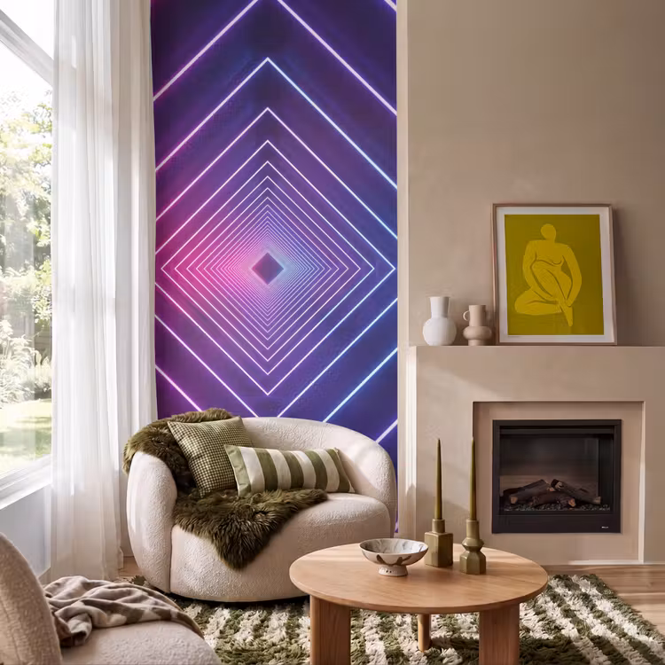 Driedimensionaal - Tunnel - Ruimte Behang Vlies klein -sfeer2