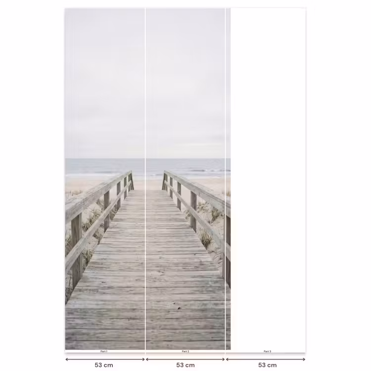 Duinen - Vlonder - Oceaan Behang Vlies klein -USP_banen