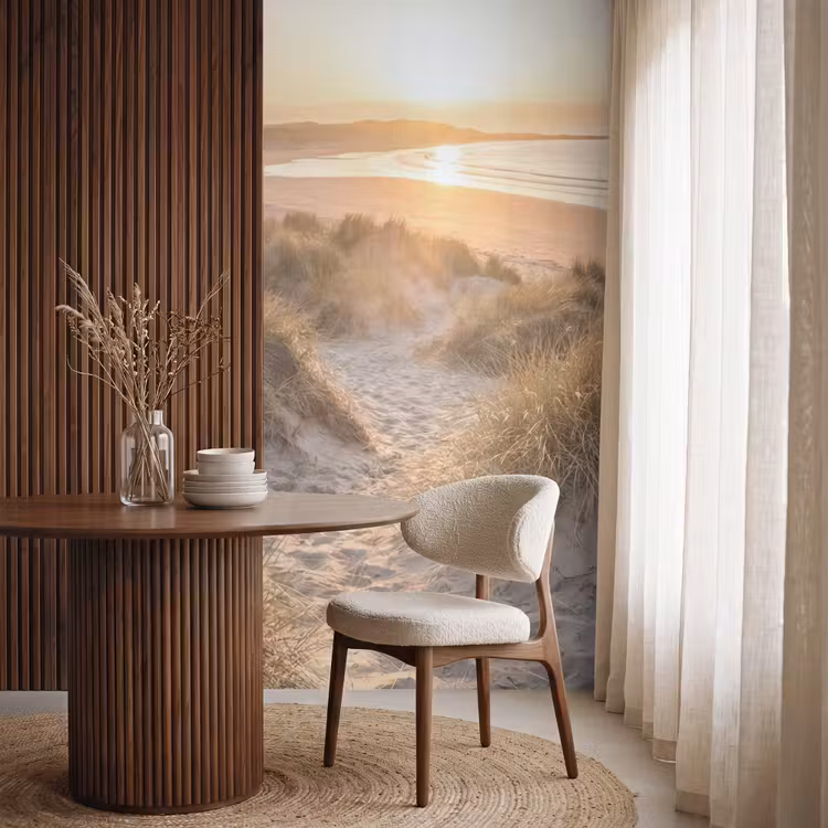 Duinen - Strand - Zee Behang Vlies klein -sfeer1