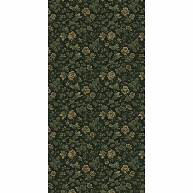 Donker - Groen - Goud - Botanisch Behang Vlies klein 1076 -3d_website