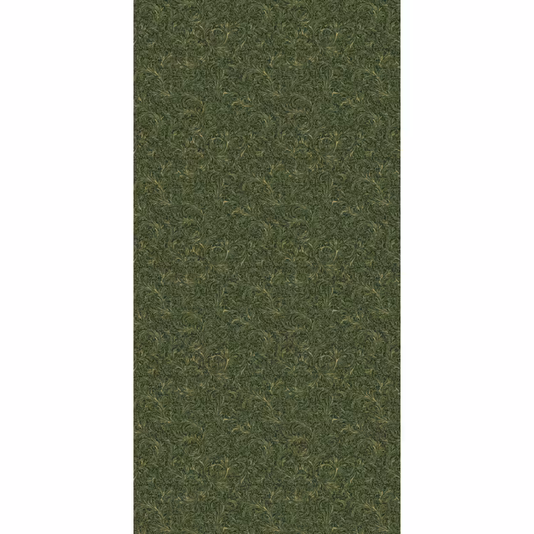 Donker - Groen - Krullend - Botanisch Behang Vlies klein 1076 -3d_website