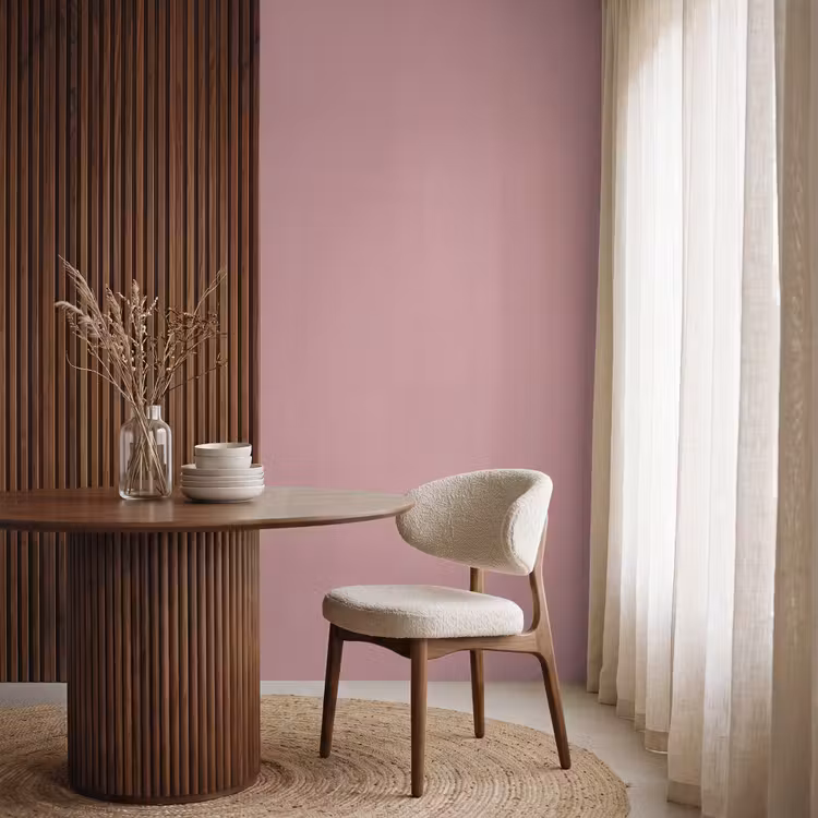 Dusty - Rose - Roze Behang Vlies klein 1076 -sfeer1
