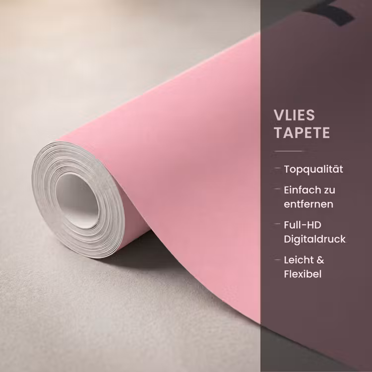 Eiffeltoren - Parijs - Architectuur - Minimalistisch - Roze Behang Vlies klein -USP_closeupDE