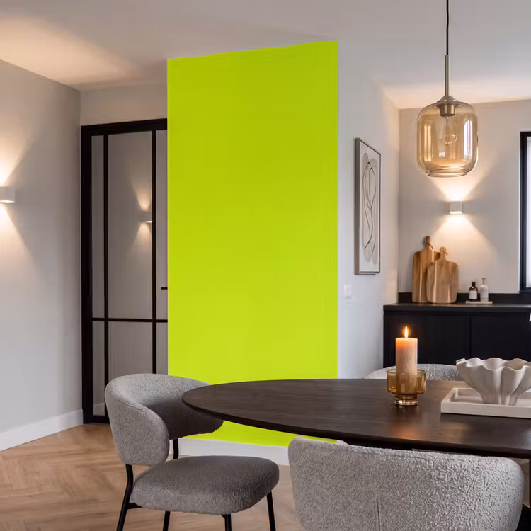 Electric - Lemon - Geel Behang Vlies klein 1076 -sfeer3