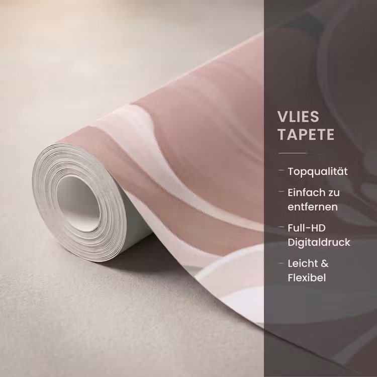 Elegant - Romantiek - Roze Behang Vlies klein -USP_closeupDE