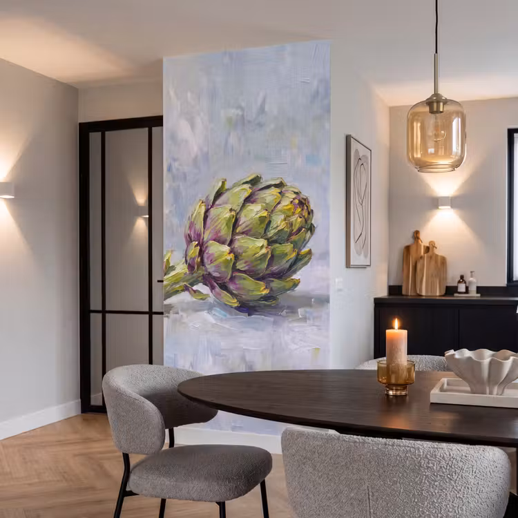 Tapete - Essen – Artischocke – Modern - Eten - Artisjok - Modern Behang Vlies klein