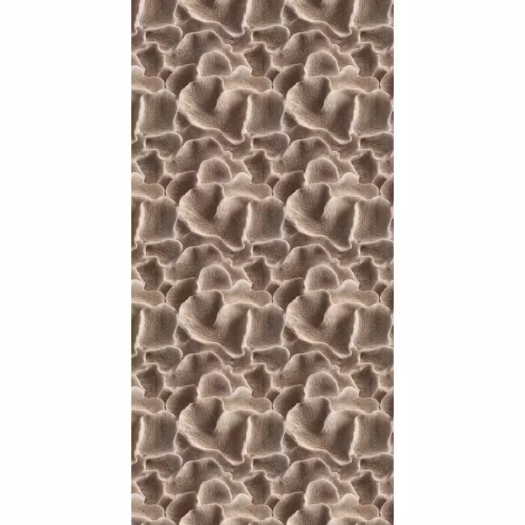 Waaiervorm - Beige - Vezel textuur Behang Vlies klein 1076 -3d_website