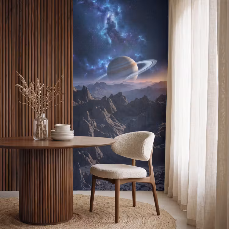 Fantasy - Kosmos - Landschap Behang Vlies klein -sfeer1