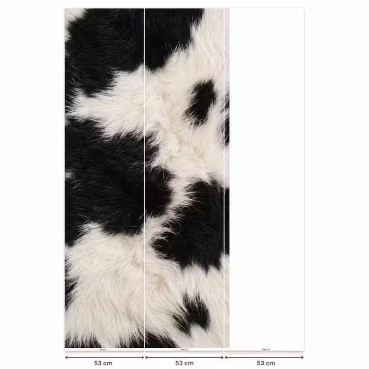 Bont - Textuur - Zwart - Wit Behang Vlies klein -USP_banen