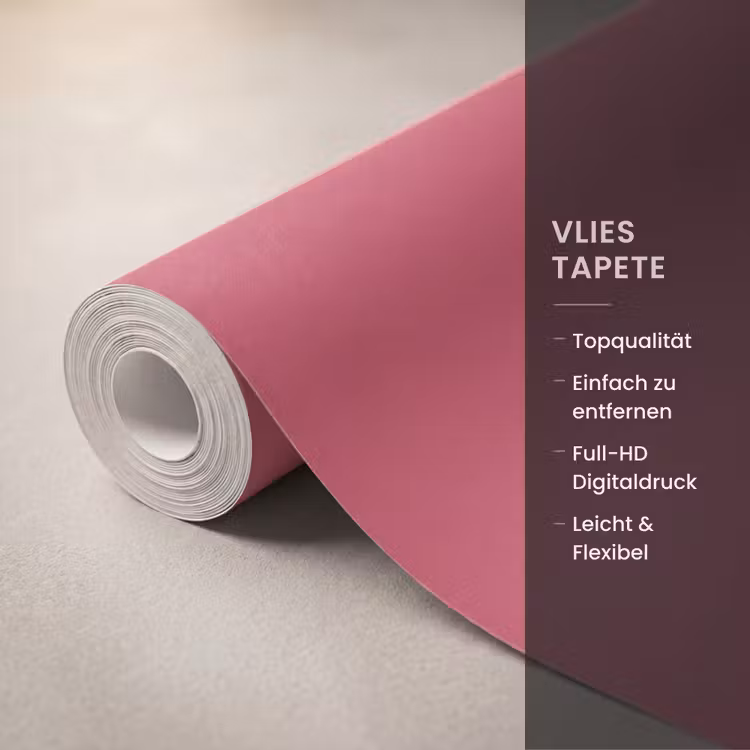 Bold - Berry - Rood Behang Vlies klein 1076 -USP_closeupDE