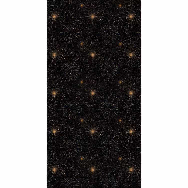 Tapete - Feuerwerk – Muster – Festlich – Gold – Schwarz - Vuurwerk - Patroon - Feestelijk - Goud - Zwart Behang Vlies klein 1076