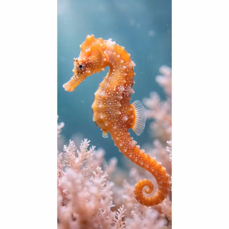 Vis - Koraal - Oceaan - Macro - Oranje Behang Vlies klein -3d_website