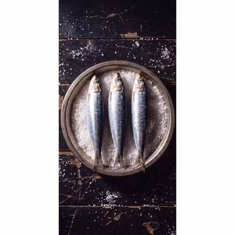 Tapete - Fisch – Salz – Essen - Vis - Zout - Eten Behang Vlies klein
