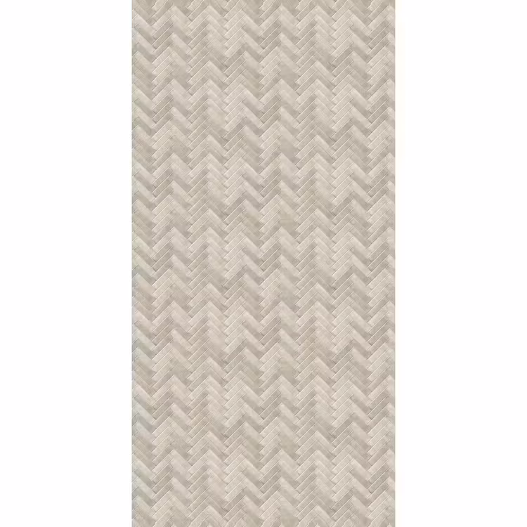 Visgraat - Wandtegel - Beige Behang Vlies klein 1076 -3d_website