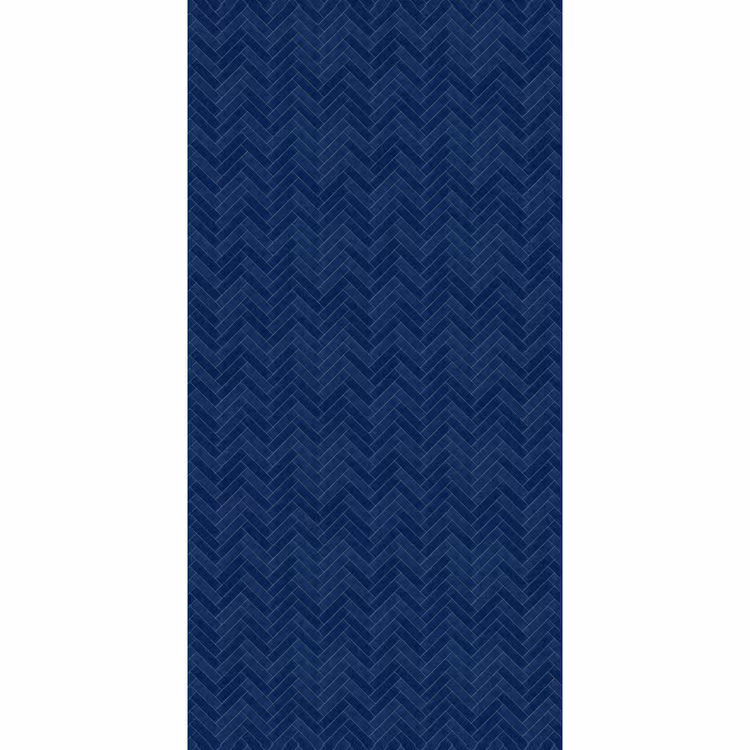 Visgraat - Wandtegel - Donkerblauw - Navy Blue Behang Vlies klein 1076 -3d_website