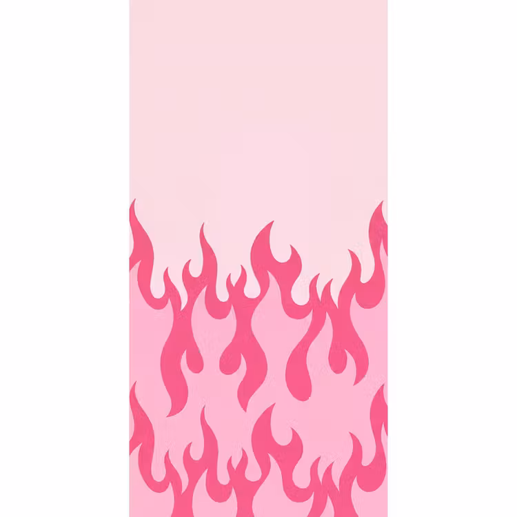 Vlammen - Patroon - Abstract - Modern - Roze Behang Vlies klein -3d_website