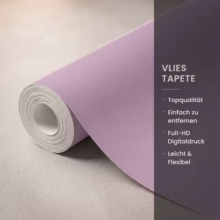 Lilac - Paars - Mauve Behang Vlies klein 1076 -USP_closeupDE