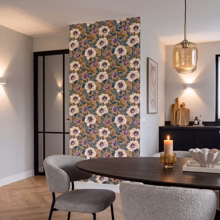 Floraal - Stilleven - Kleurrijk Behang Vlies klein 1076 -sfeer3