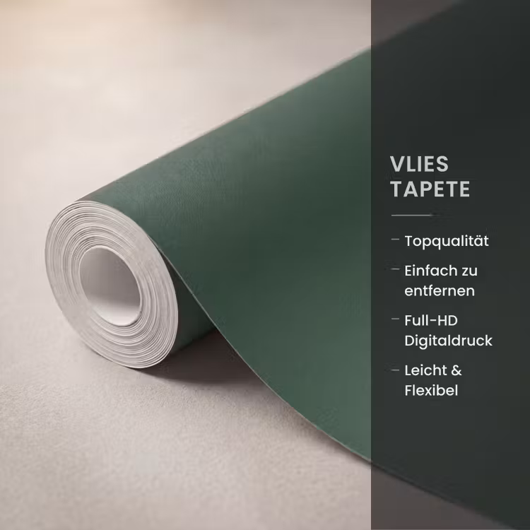 Vrouw - Groen - Modern - Bril - Abstract Behang Vlies klein -USP_closeupDE