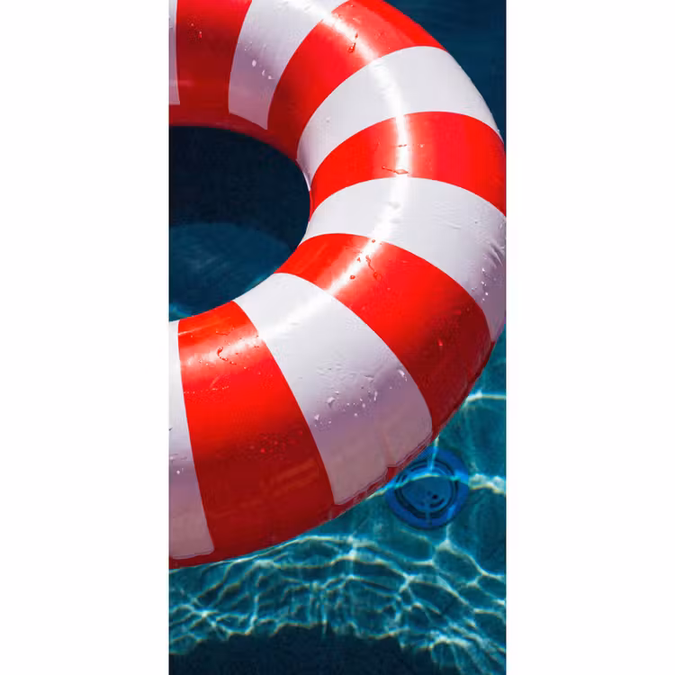 Recreatie - Water - Zomer - Rood - Wit Behang Vlies klein -3d_website