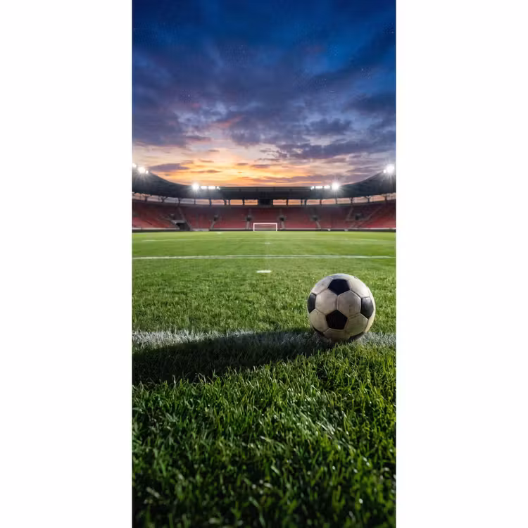 Voetbal - Stadion - Sport - Groen Behang Vlies klein -3d_website