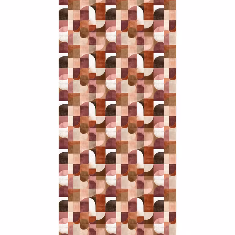 Geometrie - Modern - Retro Behang Vlies klein 1076 -3d_website