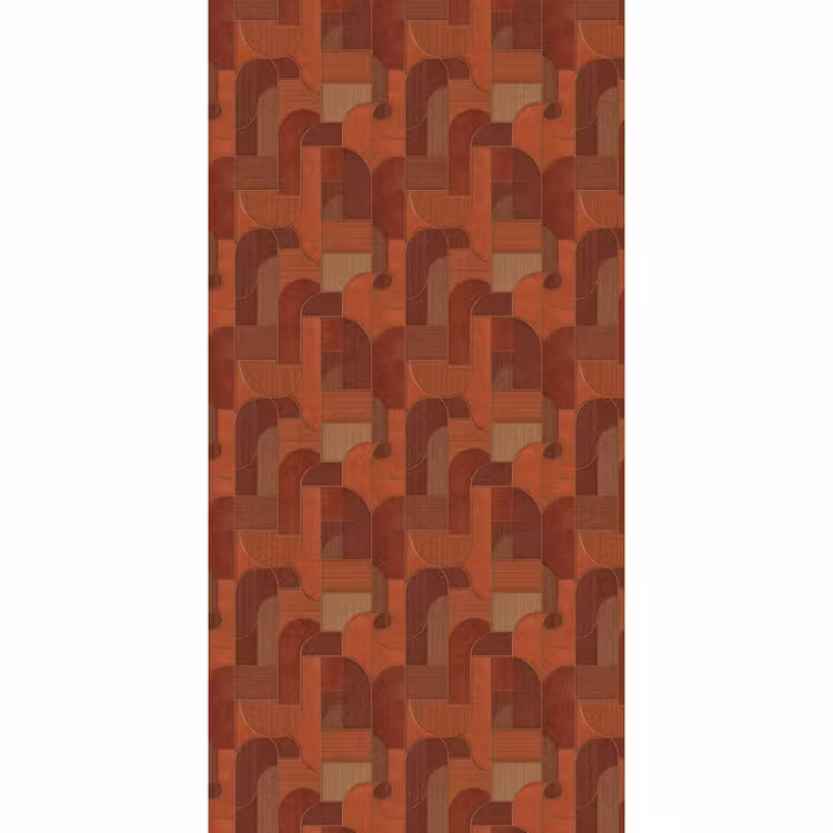 Tapete - Geometrisch – Abstrakt – Struktur – Braun - Geometrisch - Abstract - Textuur - Bruin Behang Vlies klein 1076
