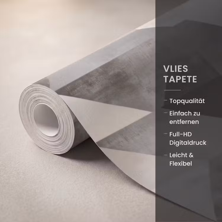 Geometrisch - Motief - Aardetinten Behang Vlies klein 1076 -USP_closeupDE