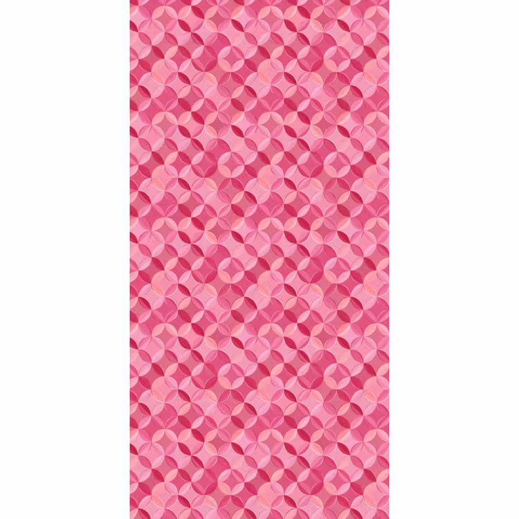 Geometrisch - Mozaïek - Modern - Roze Behang Vlies klein 1076 -3d_website