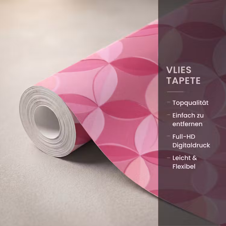 Geometrisch - Mozaïek - Modern - Roze Behang Vlies klein 1076 -USP_closeupDE