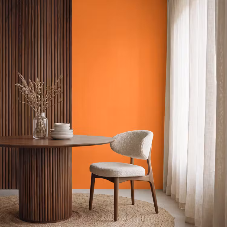 Spiced - Pumpkin - Oranje Behang Vlies klein 1076 -sfeer1